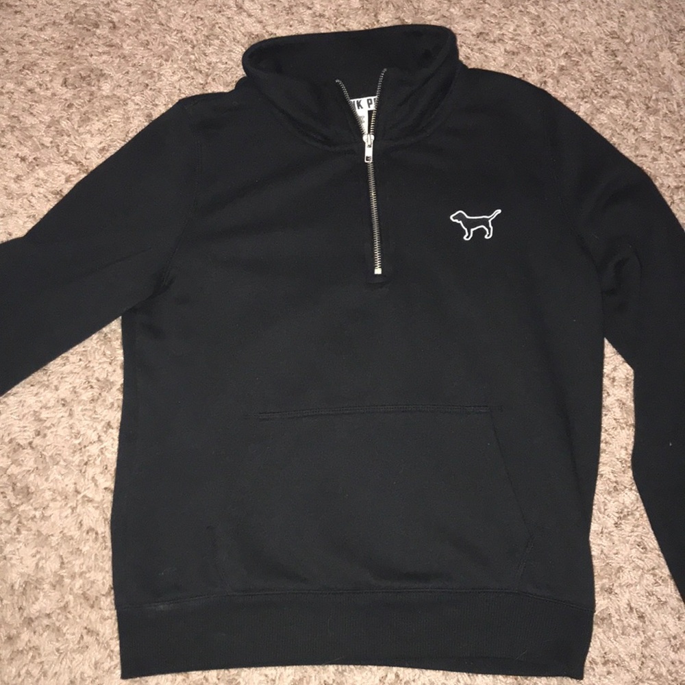 Victoria Secret PINK quarter zip sweatshirt